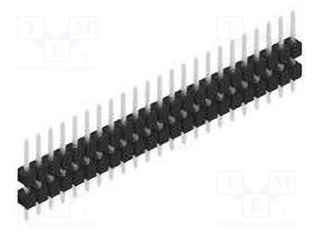 Connector: pin strips; pin header; male; PIN: 23; 2.54mm; THT; 1x23