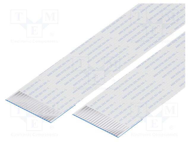 FFC cable; Cores: 20; Cable ph: 1mm; contacts on the same side