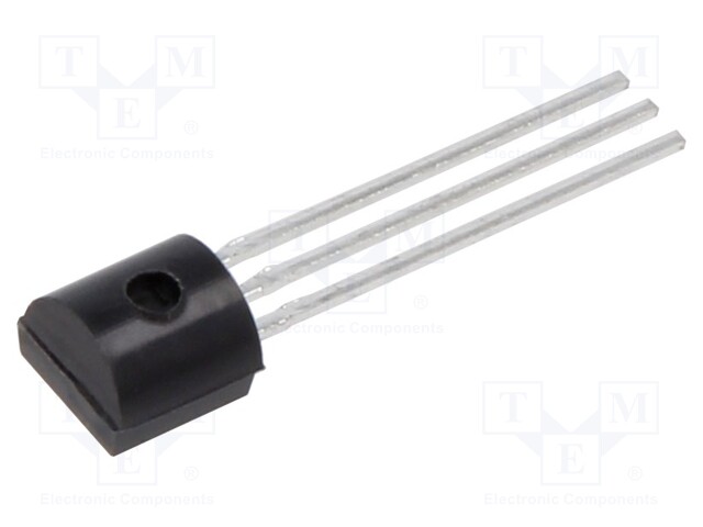 IC: voltage regulator; LDO,linear,fixed; -9V; 0.1A; TO92; THT; ±5%