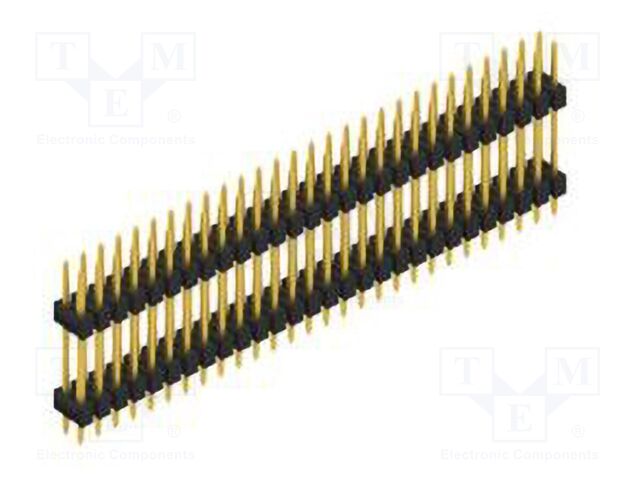Connector: pin strips; pin header; male; PIN: 56; 2.54mm; THT; 2x28