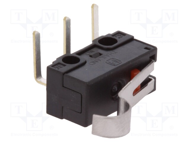 Microswitch SNAP ACTION; with lever with roller simulation