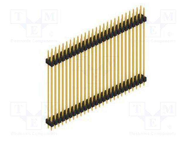 Connector: pin strips; pin header; male; PIN: 52; 2.54mm; THT; 2x26