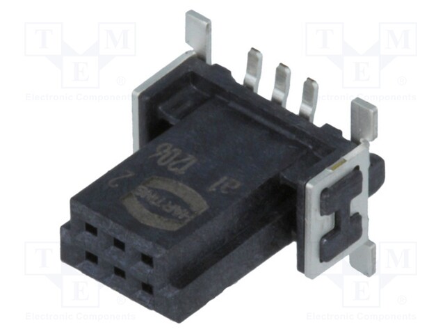 Connector: PCB to PCB; female; PIN: 6; 1.27mm; Series: har-flex