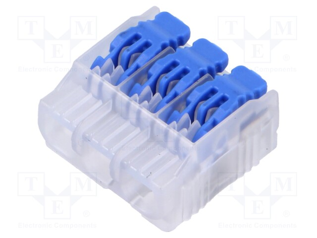 Quick splice; spring clamp; 0.14÷4mm2; 600V; 32A; for cable