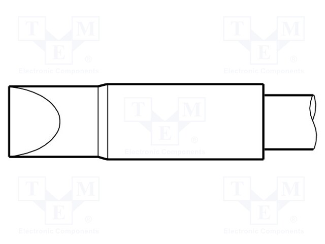Tip; chisel; 7.5x1.5mm; longlife