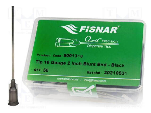 Needle: steel; 2"; Size: 16; straight; 1.2mm; Mounting: Luer Lock