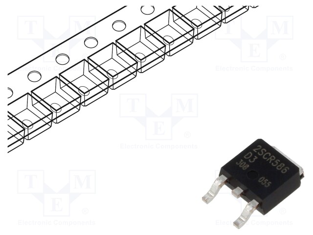 Transistor: NPN; bipolar; 80V; 5A; 10W; DPAK