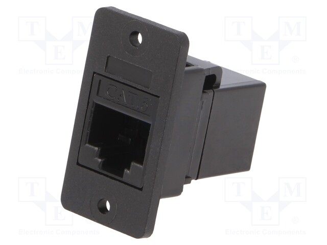 Coupler; SLIMS; Cat: 6; Layout: 8p8c; RJ45 socket,both sides; 29mm