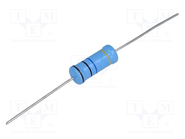 Resistor: metal glaze; THT; 470kΩ; 1W; ±5%; Ø6.8x19mm; 200ppm/°C