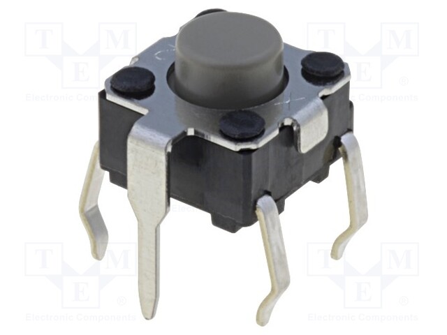 Microswitch TACT; SPST-NO; Pos: 2; 0.05A/24VDC; THT; none; 1.47N
