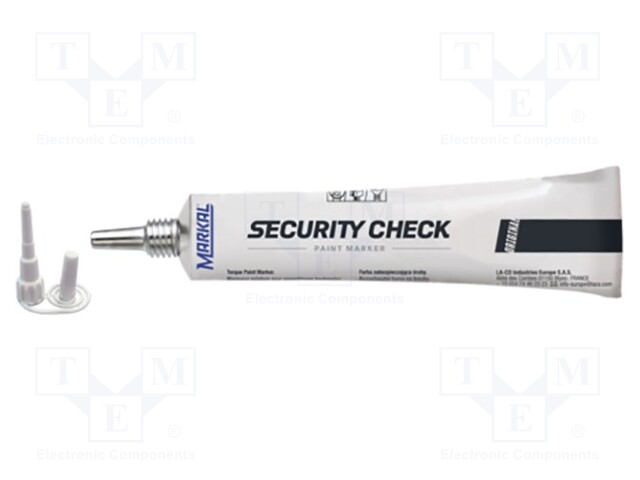 Paint; black; Security Check Paint Marker; 20÷70°C