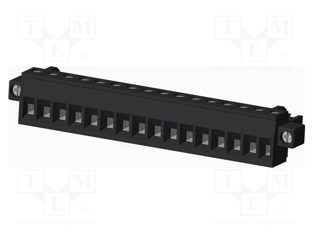 Connector: pluggable terminal block; plug; female; straight; 300V