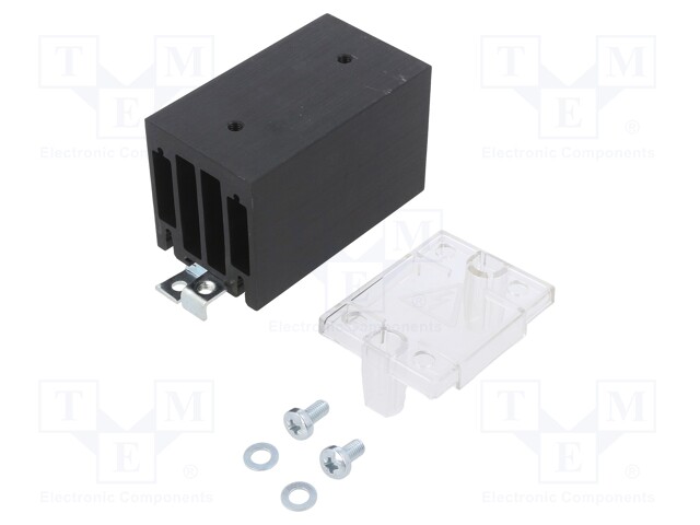 Heatsink: extruded; L: 103mm; W: 45mm; H: 55mm; aluminium; anodized