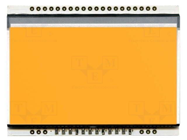 Backlight; LED; 68x51x3.6mm; amber