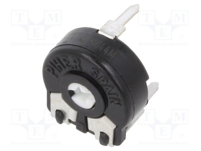 Potentiometer: mounting; single turn,horizontal; 22kΩ; 150mW