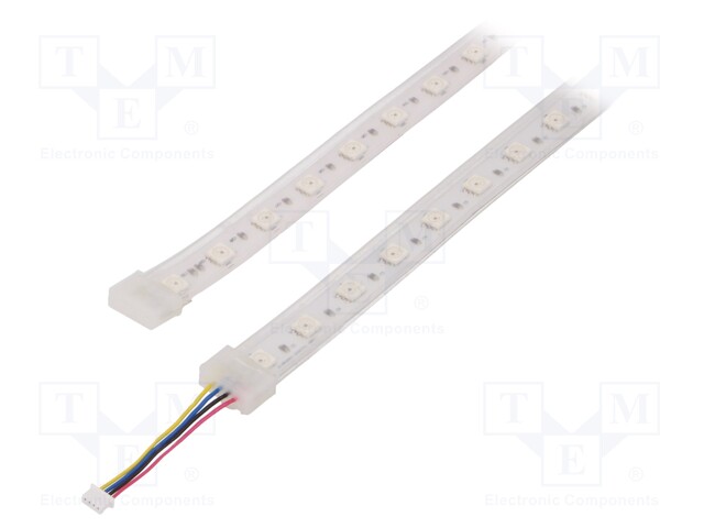 Module: LED tape; Colour: RGB; 4.5W; 5VDC; No.of diodes: 60