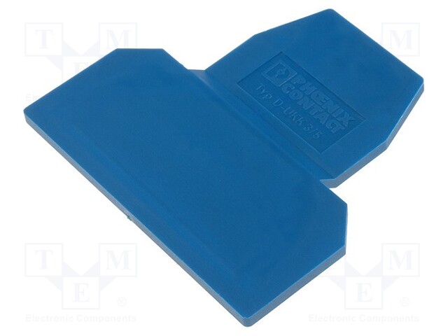 End piece; Application: UKK5; blue; polyamide
