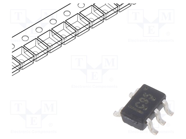 Buffer, 74LVC1G34, 1.65 V to 5.5 V, SC-70-5