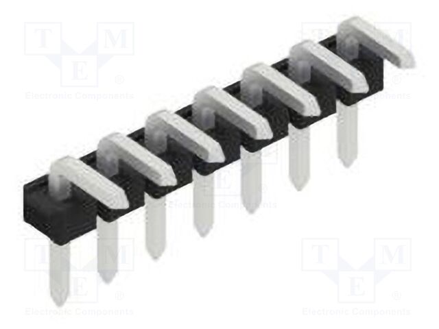 Connector: pin strips; pin header; male; PIN: 7; 2.54mm; THT; 1x7