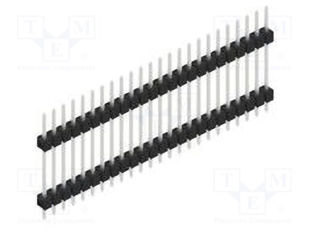 Connector: pin strips; pin header; male; PIN: 24; 2.54mm; THT; 1x24