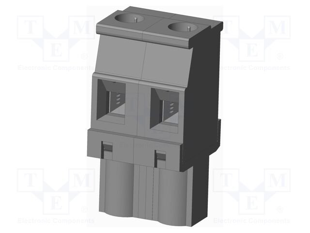 Connector: pluggable terminal block; plug; female; angled 90°