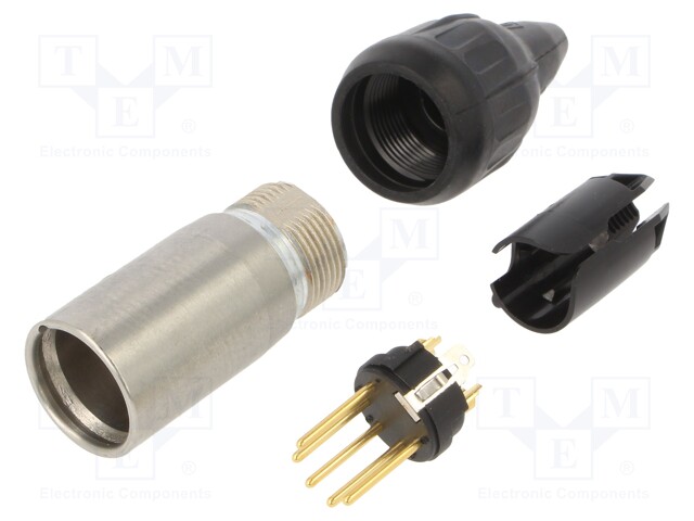 HEAVY DUTY MALE 5POLE XLR CABLE CONNECTOR