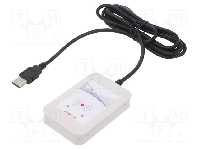 RFID reader; 4.3÷5.5V; USB; antenna; Range: 100mm; 88x56x18mm