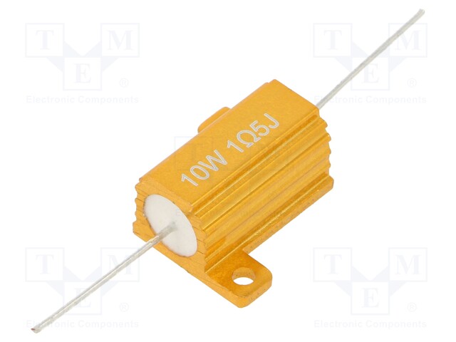 Resistor: wire-wound; with heatsink; 1.5Ω; 10W; ±5%; 50ppm/°C