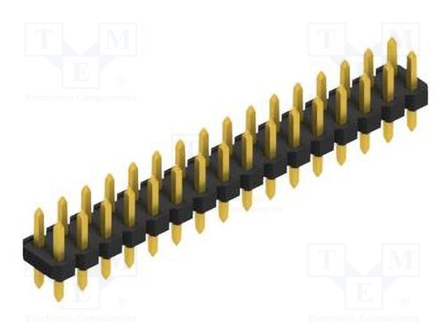 Connector: pin strips; pin header; male; PIN: 32; 2.54mm; THT; 2x16