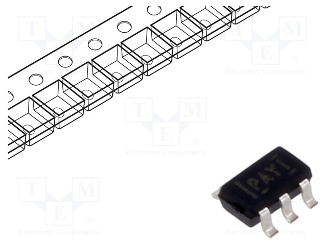 MOSFET Driver, Low Side, 4 V to 14 V supply, 2 A out, 24 ns delay, SOT-23-5
