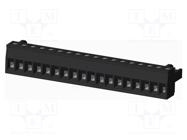 Connector: pluggable terminal block; plug; female; straight; 300V