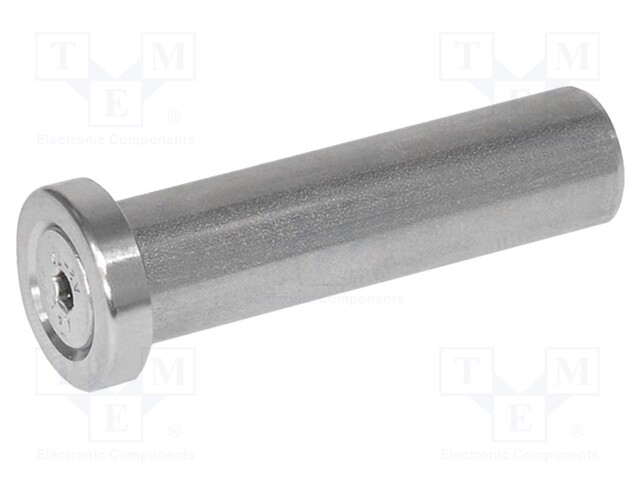 Assembly pin; Ø: 8mm; L: 32mm; without cross hole,with washer