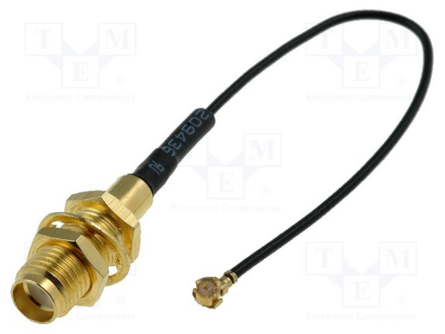 Antenna adapter; MCB socket,SMA-B plug; 0.15m