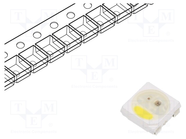 Programmable LED; SMD; 5050; RGBW; 5x4.9x1.6mm; 3.7÷5.5V; -40÷80°C