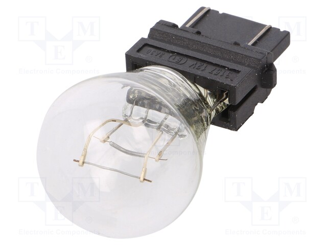 Filament lamp: automotive; W2,5x16q; 12V; 27/7W; VISIONPRO; P27/7W