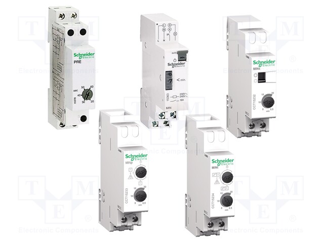 Timer; Range: 0,5min÷20min; SPST-NO; 230VAC; DIN; OUT 1: 250VAC/16A