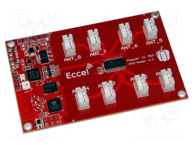 RFID reader; RS485,WiFi; 3.3÷5V; f: 13,56MHz; 3pin x8