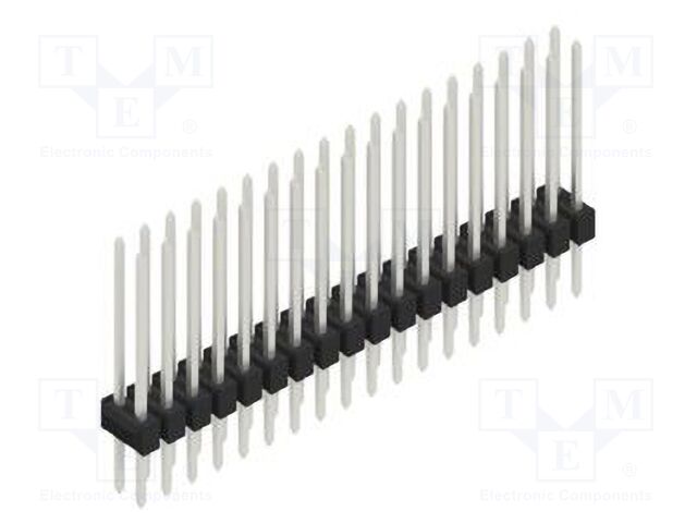 Connector: pin strips; pin header; male; PIN: 36; 2.54mm; THT; 2x18