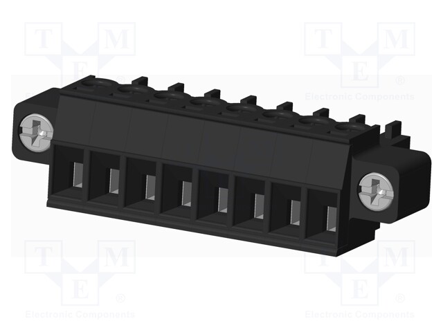 Connector: pluggable terminal block; plug; female; straight; 300V