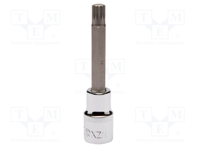 Wrench; socket spanner,spline (12-angles); XZN M8; 1/2"; 100mm
