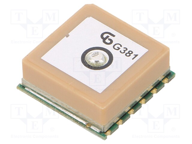 Module: GPS GLONASS/QZSS; ±2.5m; GPS; -163dBm; 2.8÷4.3VDC; 9.6kbps