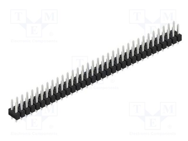 Connector: pin strips; pin header; male; PIN: 66; 2.54mm; THT; 2x33