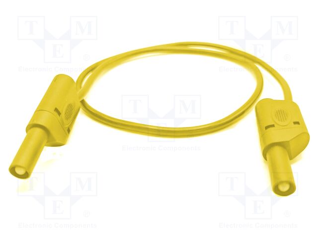 Test lead; 32A; banana plug 4mm,both sides; Urated: 1kV; Len: 1.5m