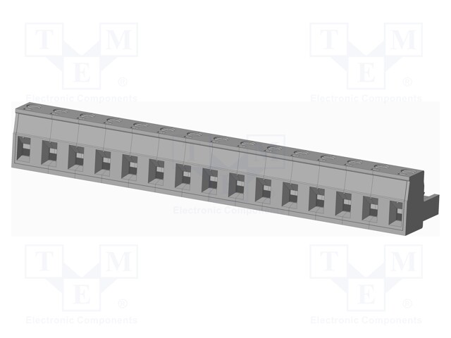 Connector: pluggable terminal block; plug; female; straight; grey