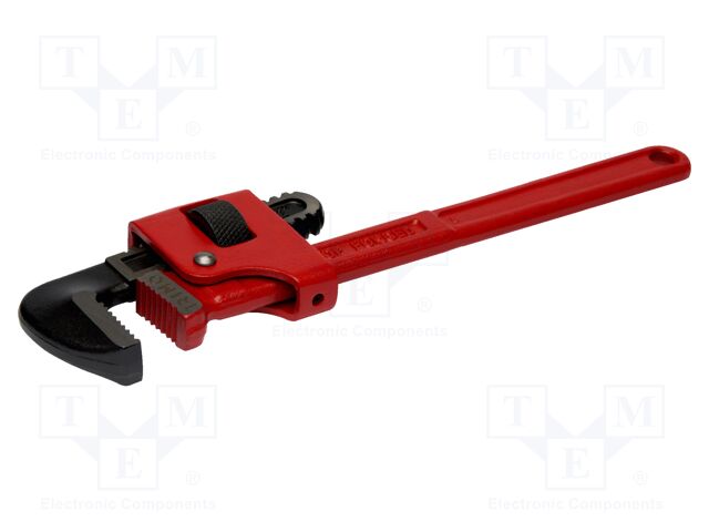 Wrench; adjustable; 210mm; for pipe gripping; 1"