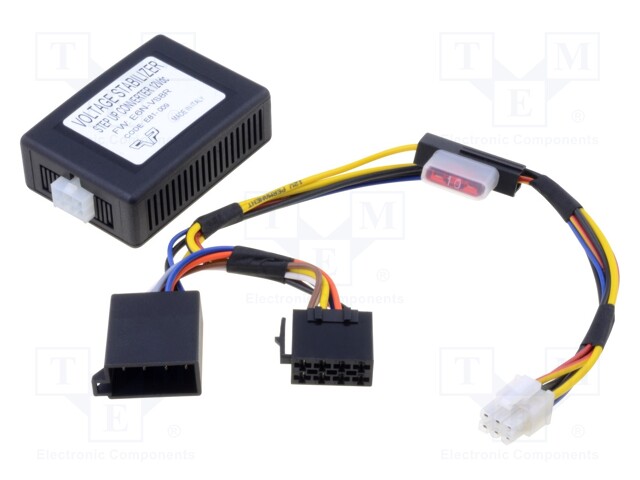 Voltage regulator; Sup.volt: 7÷12VDC; ISO plug; 12V; Iout: 5A