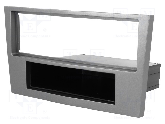 Radio mounting frame; Opel; 1 DIN; charcoal-metallic