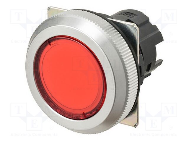 Switch: push-button; 30mm; flat
