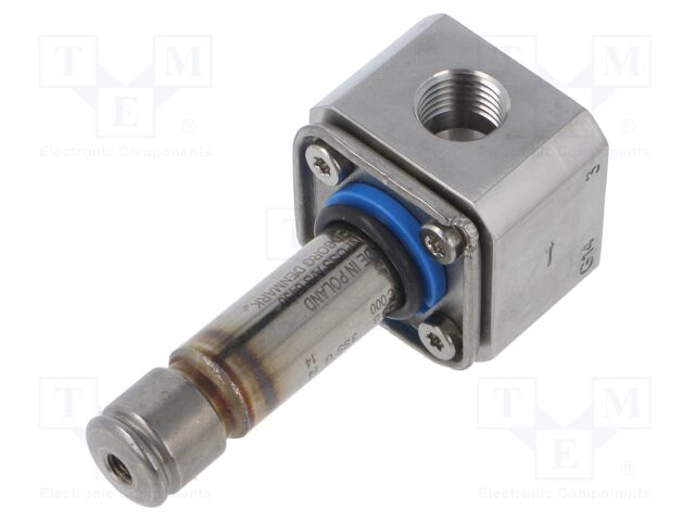 Electromagnetic valve; G 1/4"; stainless steel; PTFE; 0÷10bar