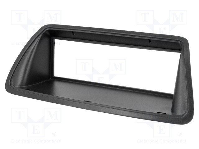 Radio mounting frame; Fiat; 1 DIN; black